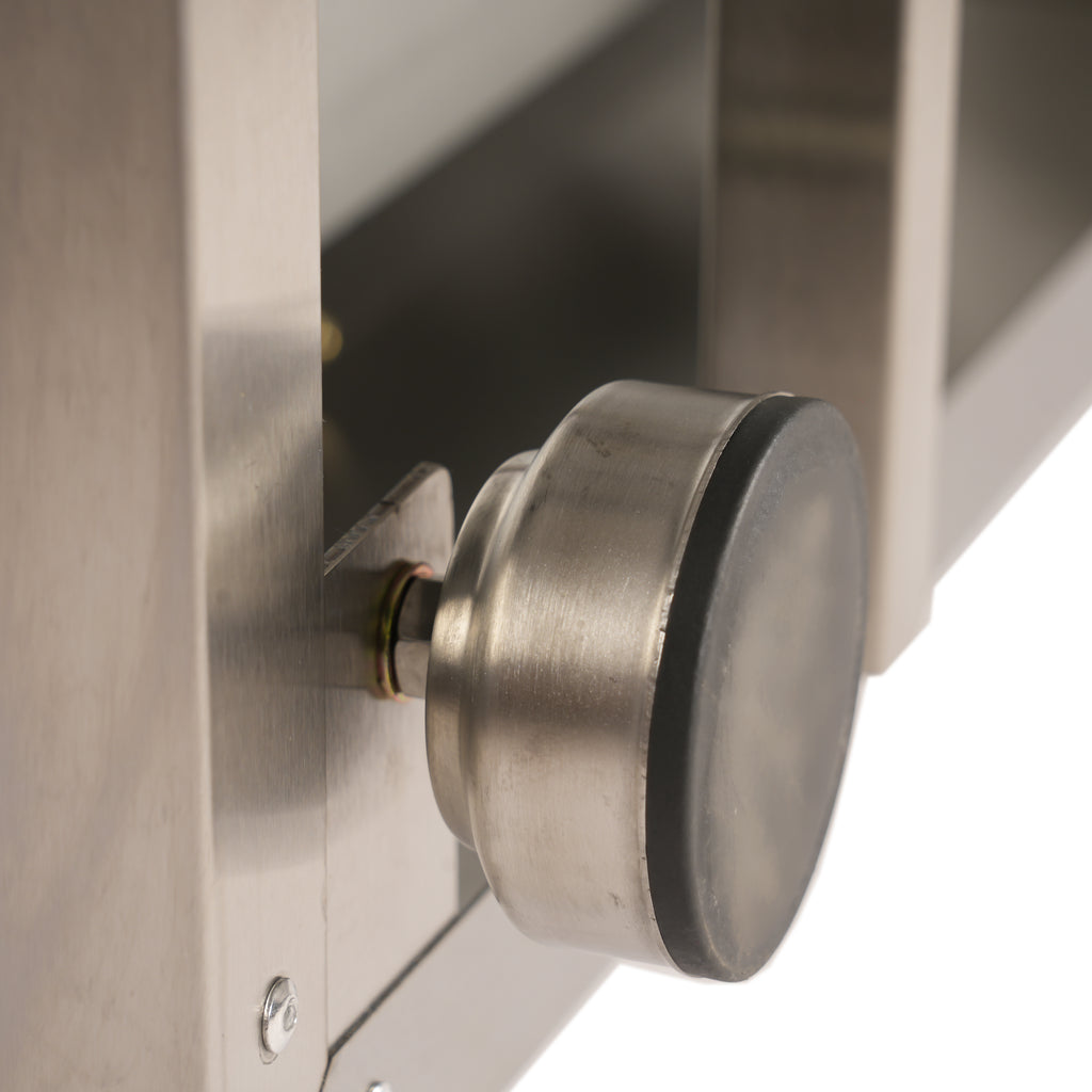 Plancha gaz inox 2 feux – 4 à 6 personnes | ID Plancha pied