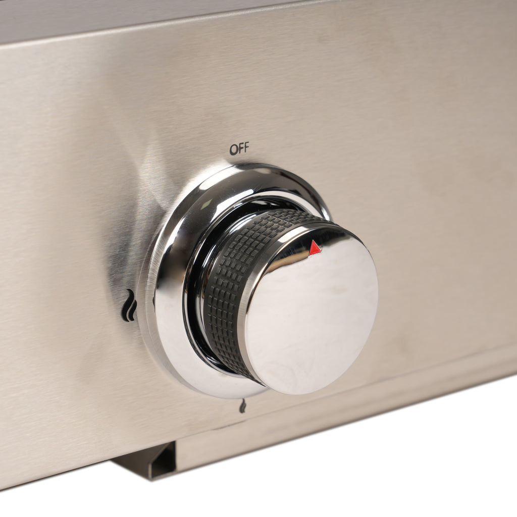 Plancha gaz inox 3 feux – + de 10 personnes | ID Plancha bouton