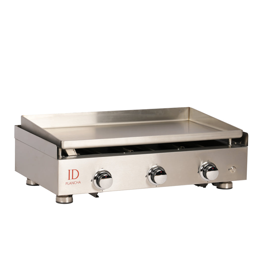 Plancha gaz inox 3 feux – + de 10 personnes | ID Plancha profil